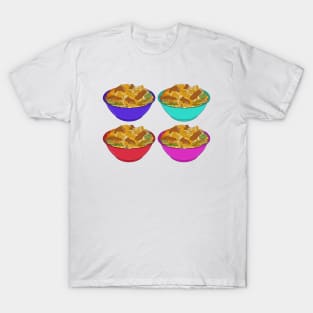 Colorful bowls of ramen noodles T-Shirt
